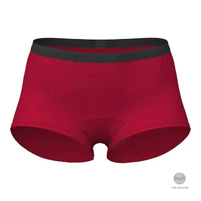 7mesh - Foundation Boxer Brief - Damen-Unterhose mit Radeinsatz - Dunkelrot