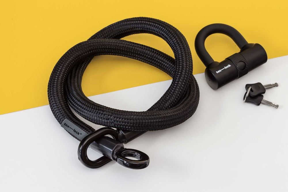texlock Eyelet U Fahrradschloß Schwarz VELETAGE Wien